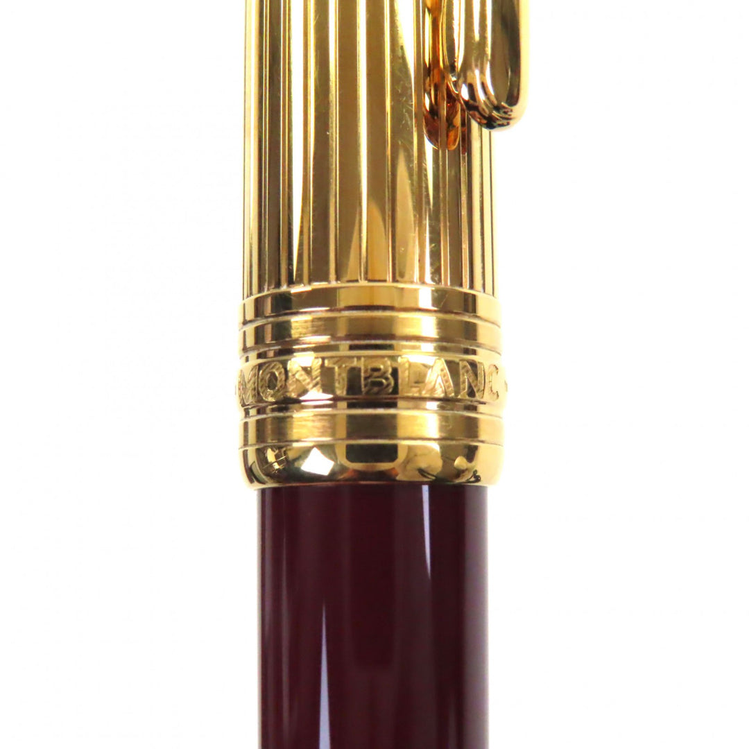 Great MONTBLANC Ballpoint pen Meisterstück Classic Solitaire Due Vermeil 925