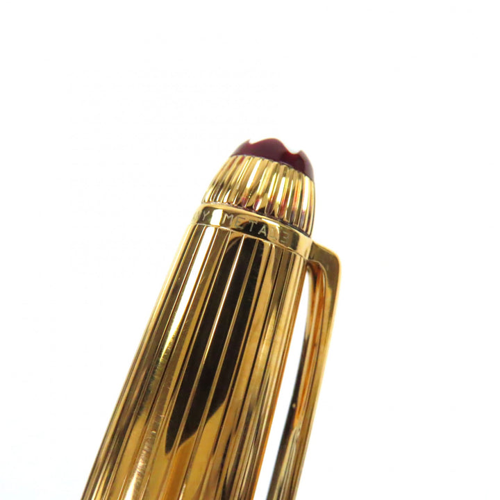 Great MONTBLANC Ballpoint pen Meisterstück Classic Solitaire Due Vermeil 925