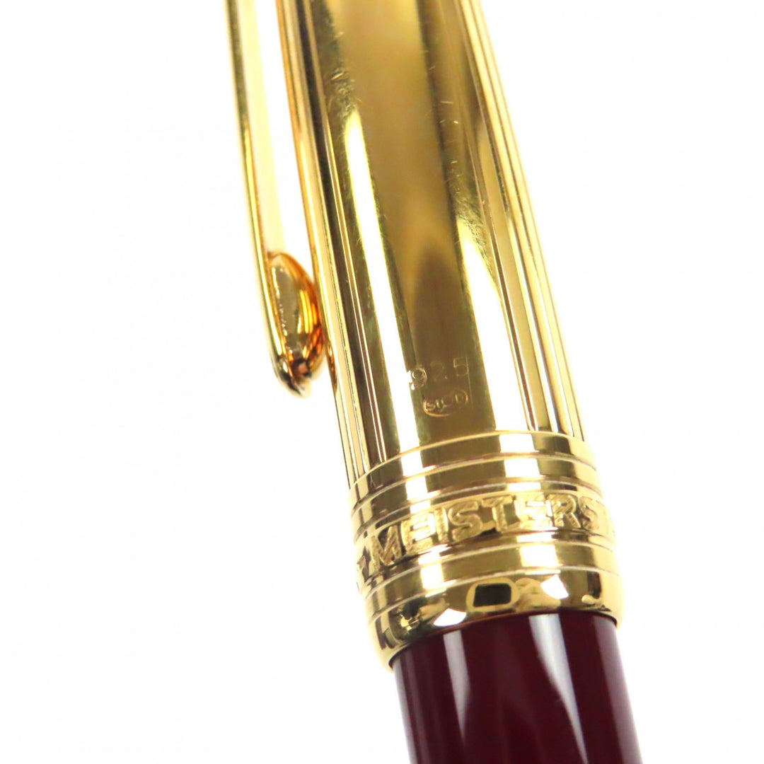 Great MONTBLANC Ballpoint pen Meisterstück Classic Solitaire Due Vermeil 925
