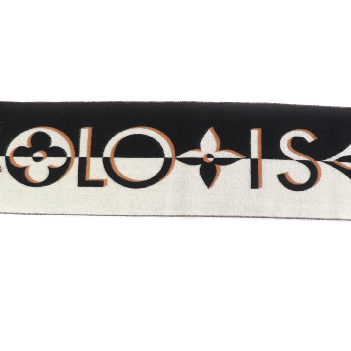 Excellent LOUIS VUITTON Scarf Muffler Duo Infinity wool Women M90806