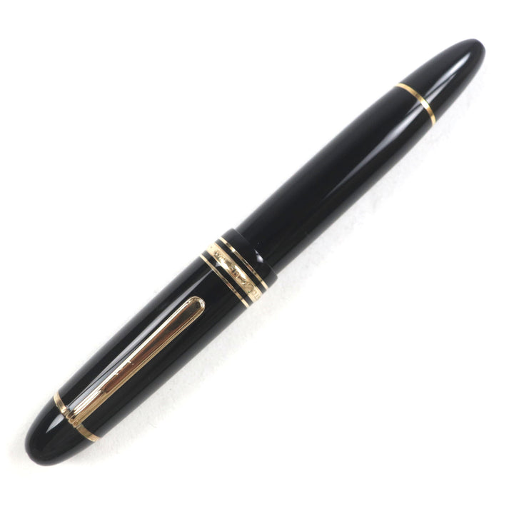Great MONTBLANC fountain pen Meisterstck 149 Black gold 14K mens