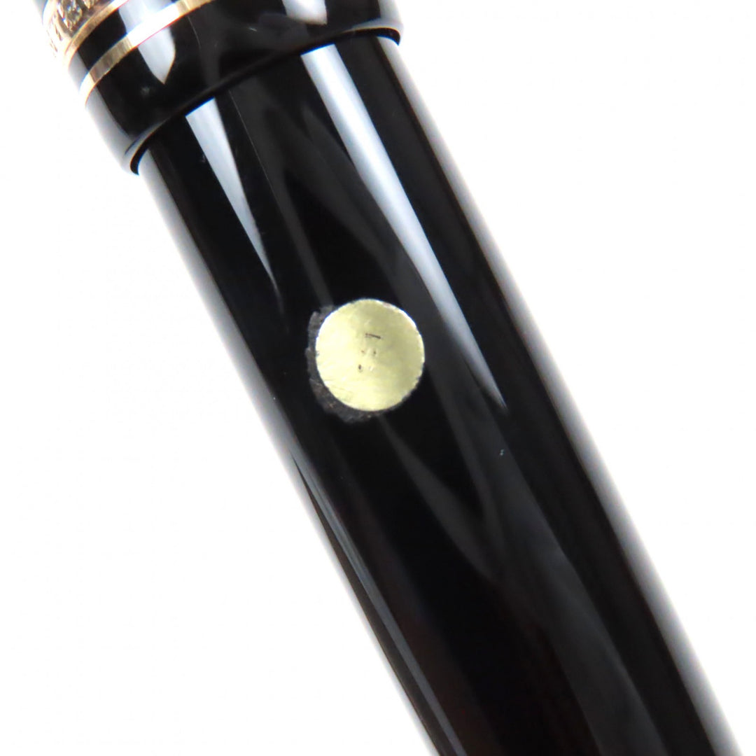 Great MONTBLANC fountain pen Meisterstck 149 Black gold 14K mens