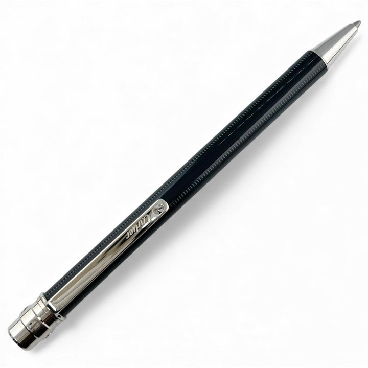 Very Good Cartier Ballpoint pen Santos Do Black Silver mens