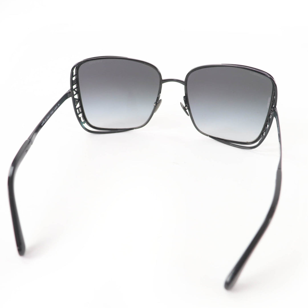 Excellent CHANEL sunglasses Logo Square Current Product black 71541L2616