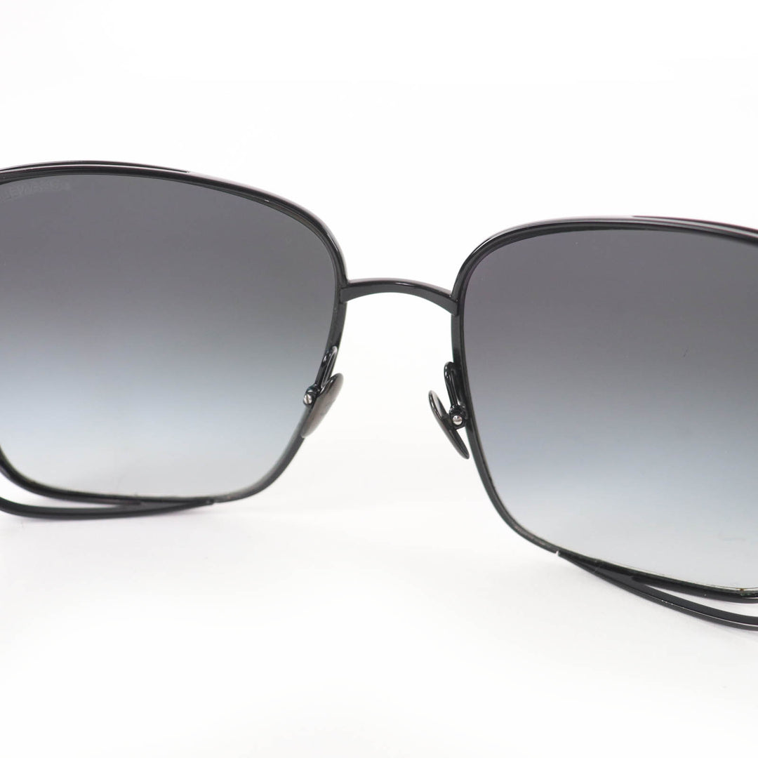 Excellent CHANEL sunglasses Logo Square Current Product black 71541L2616