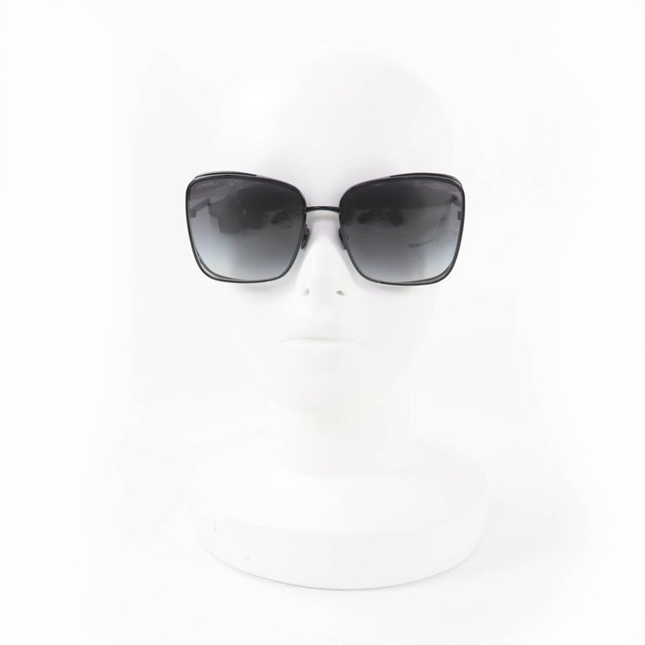 Excellent CHANEL sunglasses Logo Square Current Product black 71541L2616