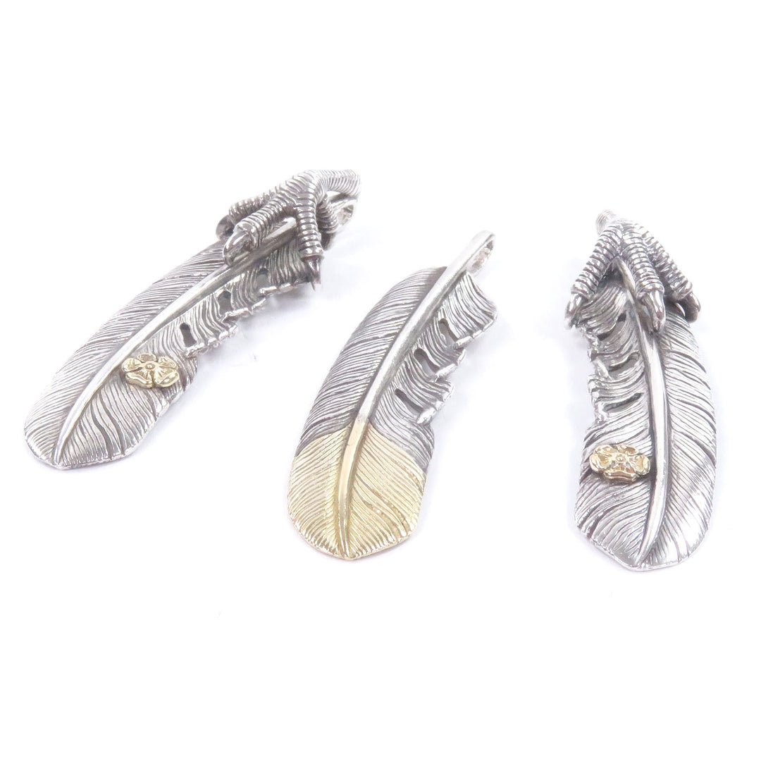Great TADY&KING Pendant top Claw Feather Rose Large Necklace Charm