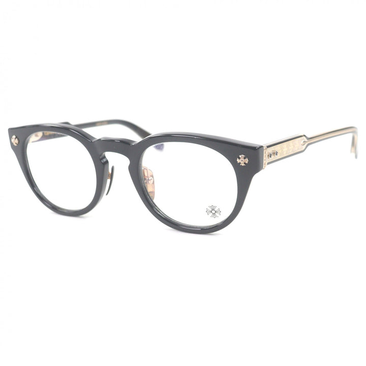 Excellent CHROME HEARTS Glasses DINGALONGLINGLONG Boston Frame black
