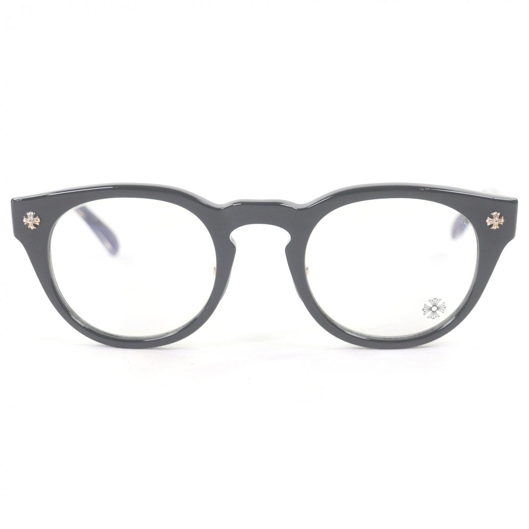 Excellent CHROME HEARTS Glasses DINGALONGLINGLONG Boston Frame black