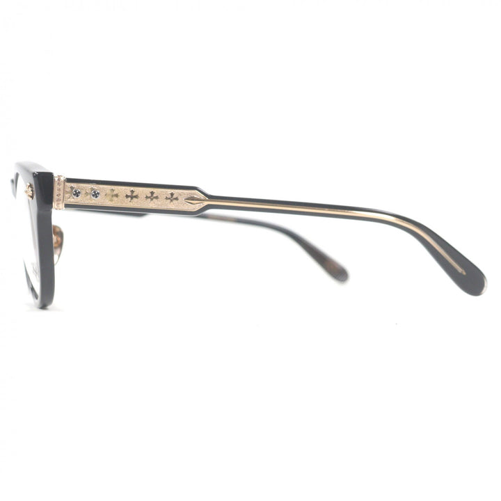 Excellent CHROME HEARTS Glasses DINGALONGLINGLONG Boston Frame black