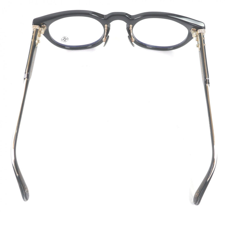Excellent CHROME HEARTS Glasses DINGALONGLINGLONG Boston Frame black