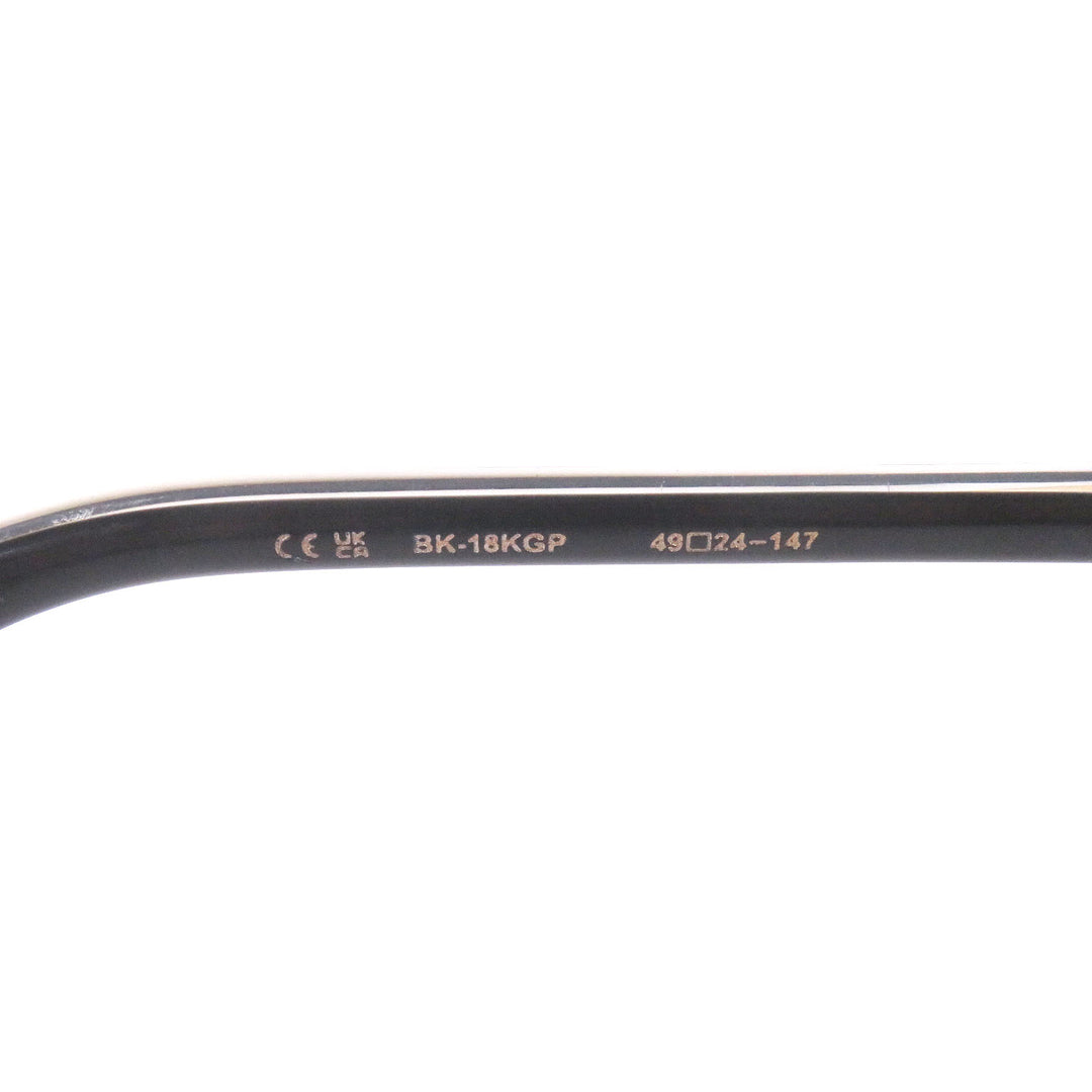 Excellent CHROME HEARTS Glasses DINGALONGLINGLONG Boston Frame black