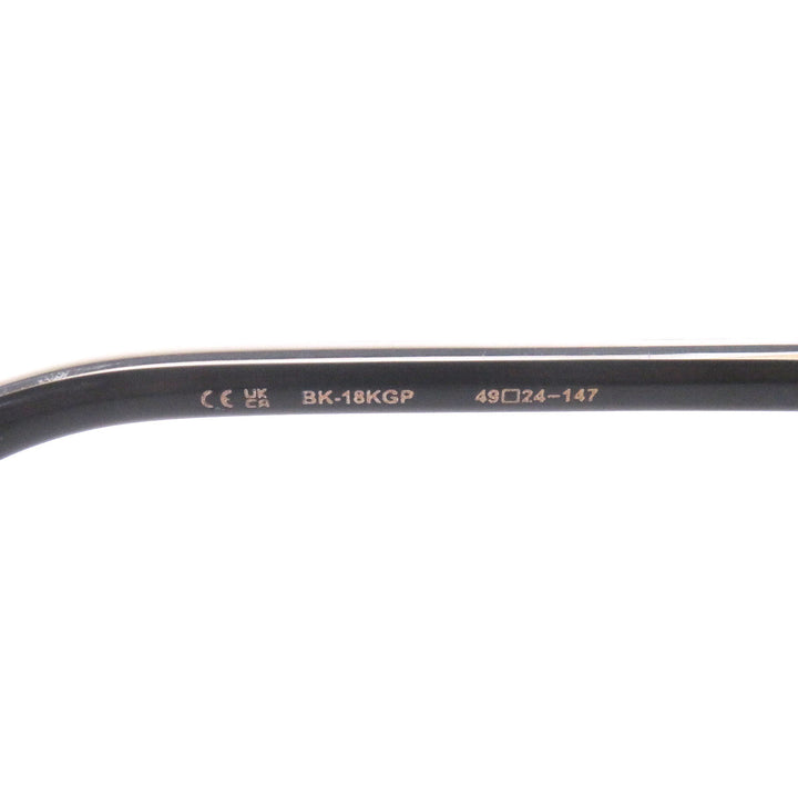 Excellent CHROME HEARTS Glasses DINGALONGLINGLONG Boston Frame black