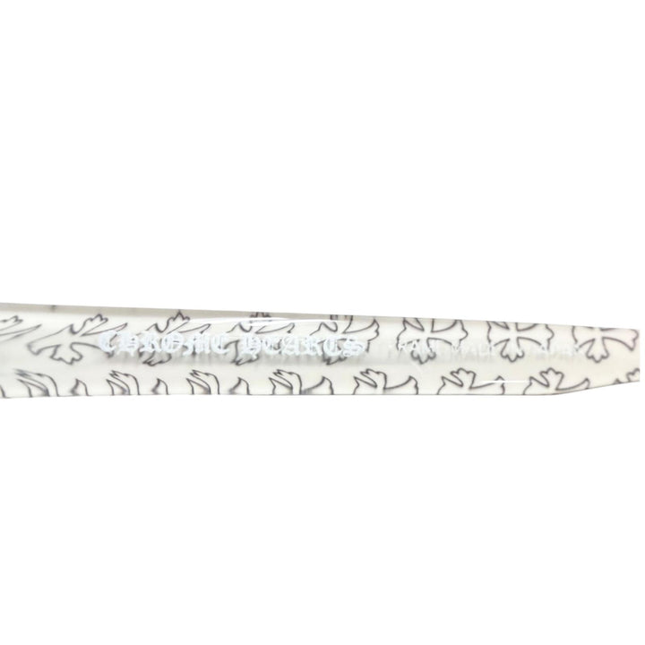 Great CHROME HEARTS Glasses DUTCH RUDDER Reverse side cross pattern