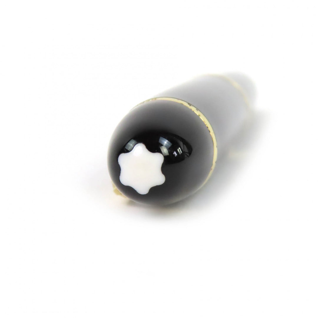 Very Good MONTBLANC fountain pen Meisterstück 149 white star black 18K mens