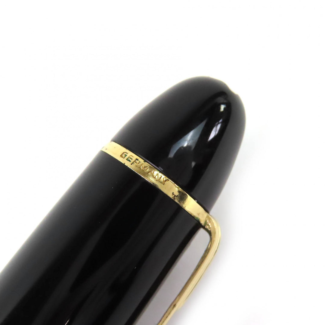 Very Good MONTBLANC fountain pen Meisterstück 149 white star black 18K mens