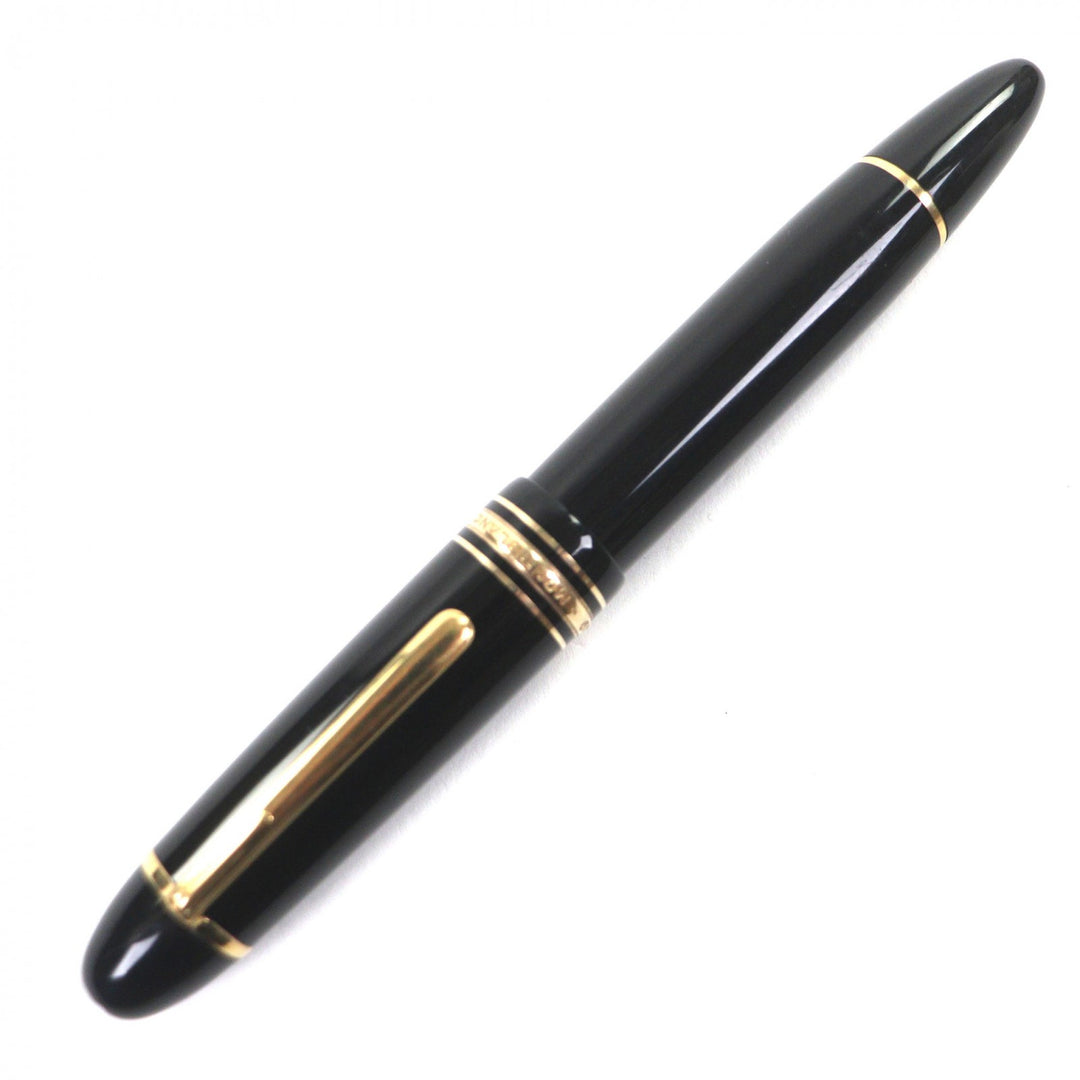 Very Good MONTBLANC fountain pen Meisterstück 149 white star black 14K mens