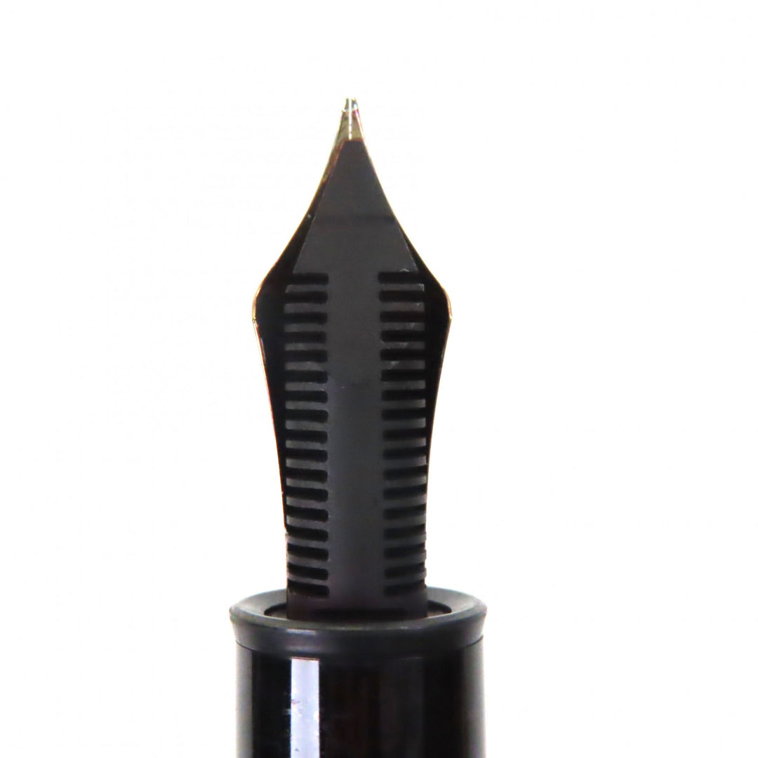 Very Good MONTBLANC fountain pen Meisterstück 149 white star black 14K mens