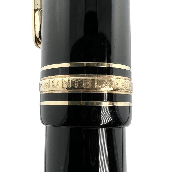 Very Good MONTBLANC fountain pen Meisterstück 149 white star black 14K mens