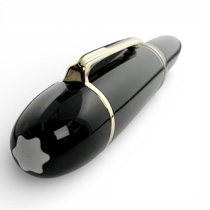 Very Good MONTBLANC fountain pen Meisterstück 149 white star black 14K mens