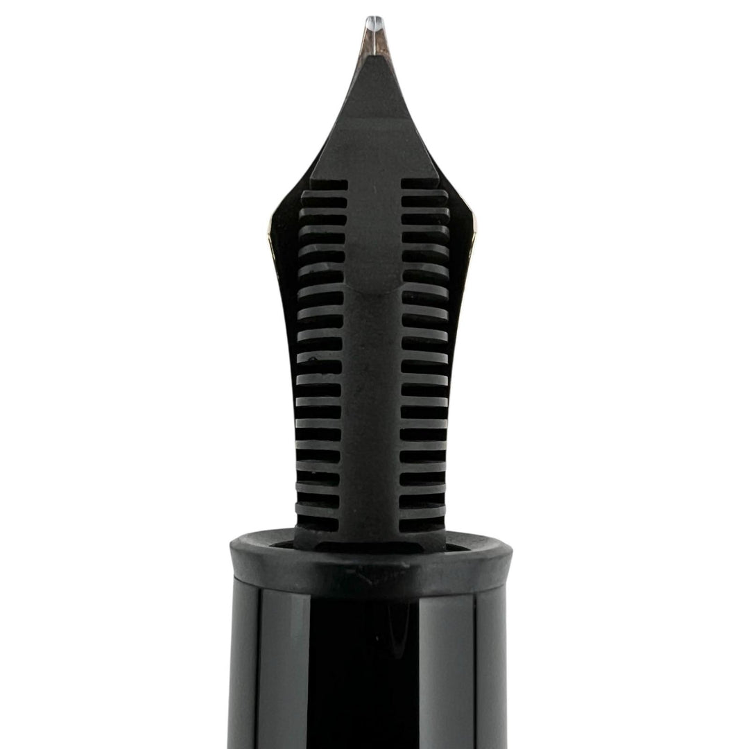 Very Good MONTBLANC fountain pen Meisterstück 149 white star black 14K mens