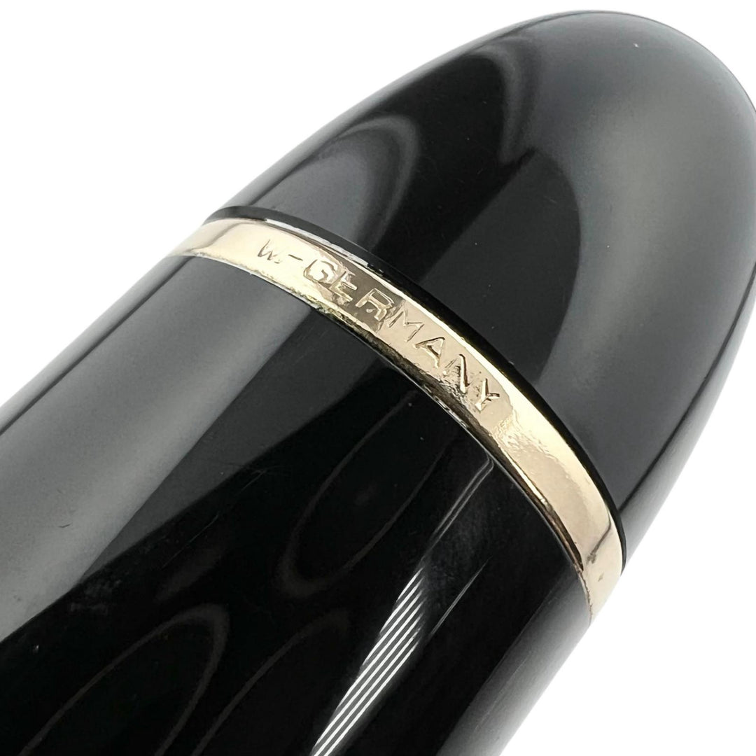 Very Good MONTBLANC fountain pen Meisterstück 149 white star black 14K mens