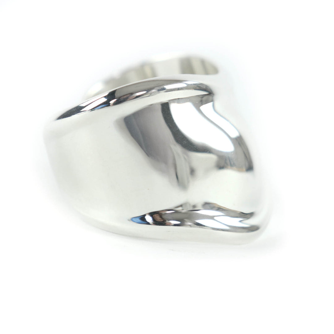 Excellent TIFFANY&Co. Bangle Bone Cuff Narrow Silver AG925 Women