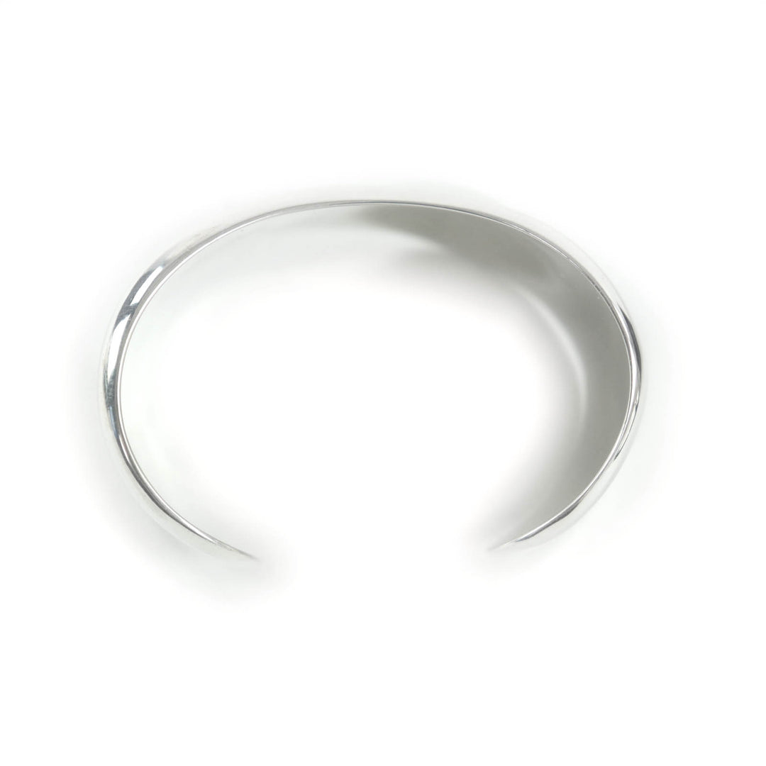 Excellent TIFFANY&Co. Bangle Bone Cuff Narrow Silver AG925 Women