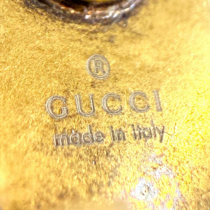 Great GUCCI Earring GG Marmont Lion Head Accessories gold Women