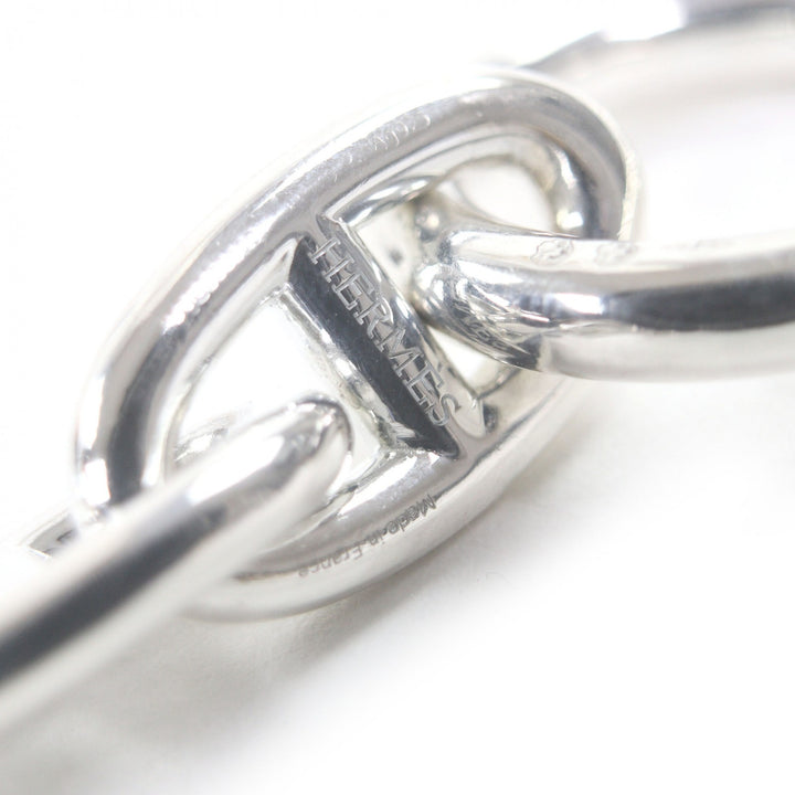 Excellent HERMES Necklace Chene Dunkle GM 29 frames SV925 mens