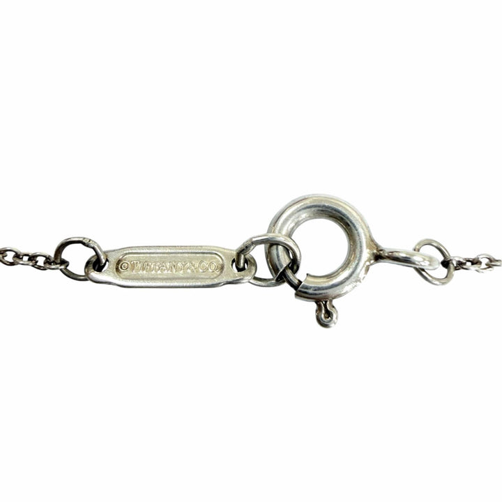 Great TIFFANY&Co. 1837 Interlocking Circle Necklace combination Silver 925 Women