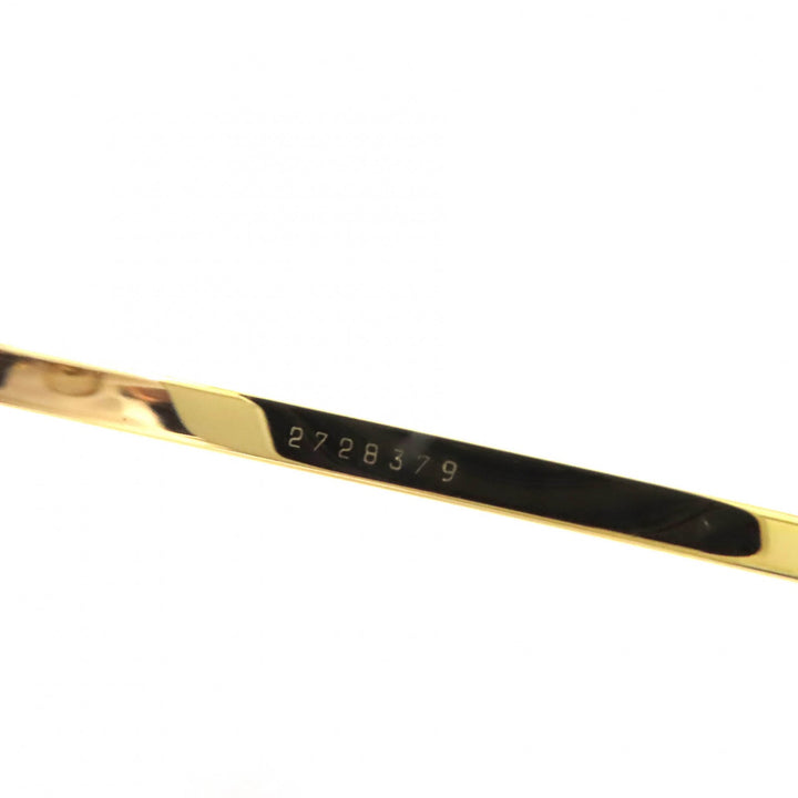 Great Cartier sunglasses 2C Decor Two-Point Rimless gold mens
