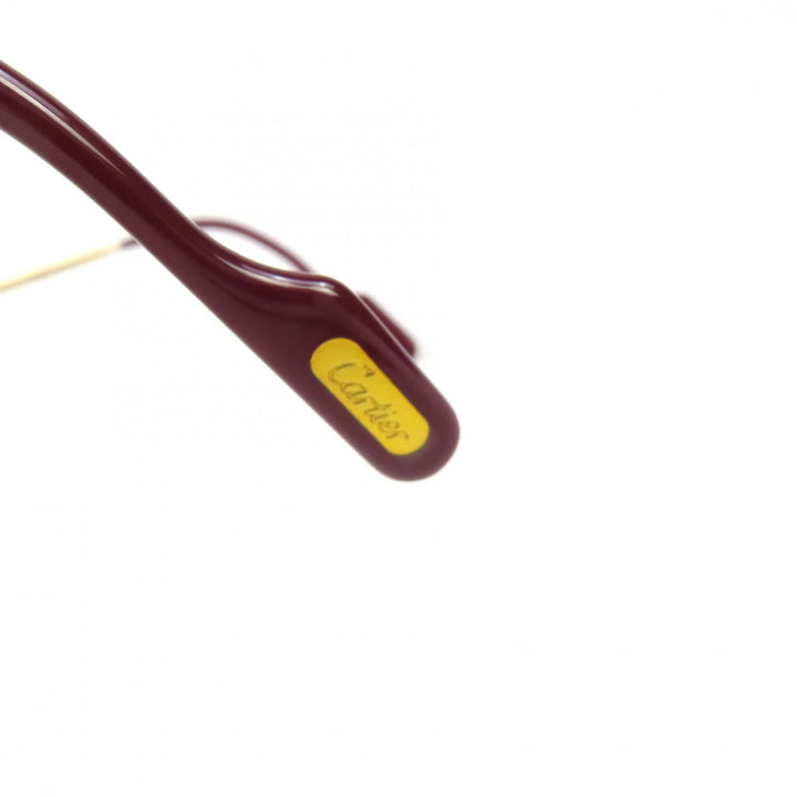 Great Cartier sunglasses 2C Decor Two-Point Rimless gold mens