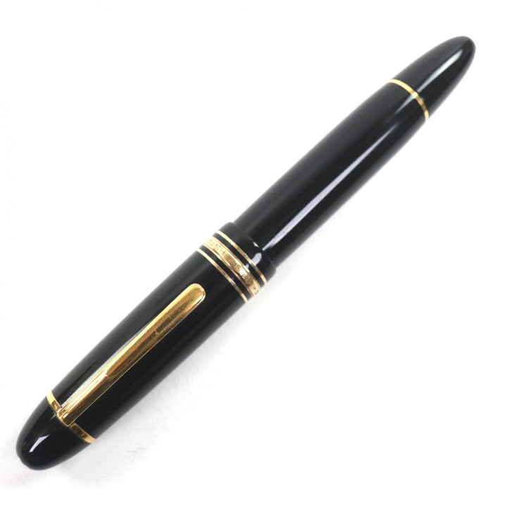Very Good MONTBLANC fountain pen Meisterstück 149 white star black 14K mens