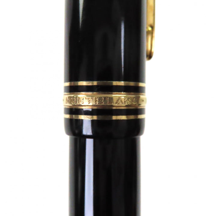 Very Good MONTBLANC fountain pen Meisterstück 149 white star black 14K mens