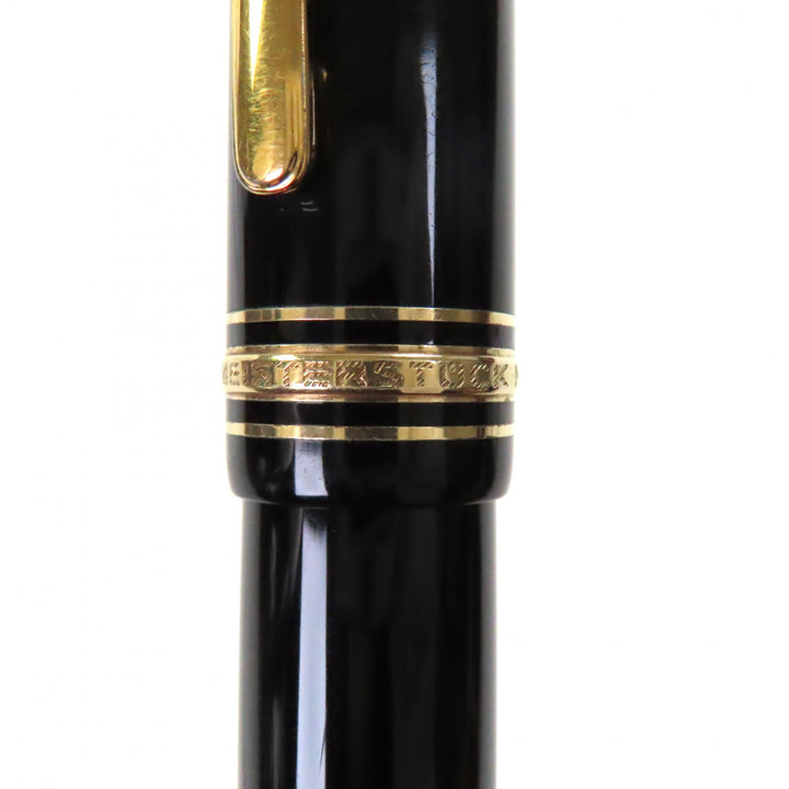 Very Good MONTBLANC fountain pen Meisterstück 149 white star black 14K mens