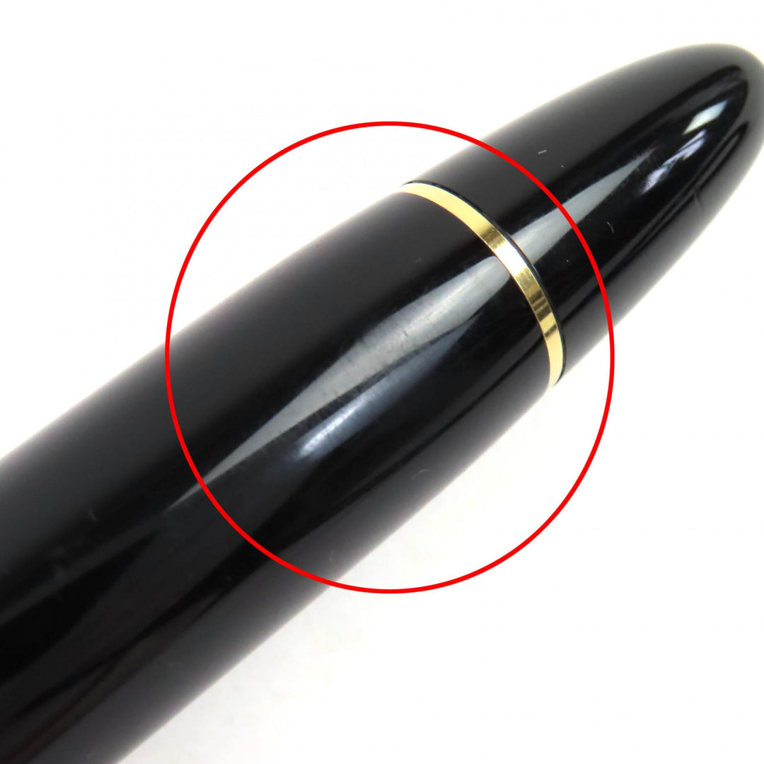 Very Good MONTBLANC fountain pen Meisterstück 149 Nib: 18K White Star black 18K