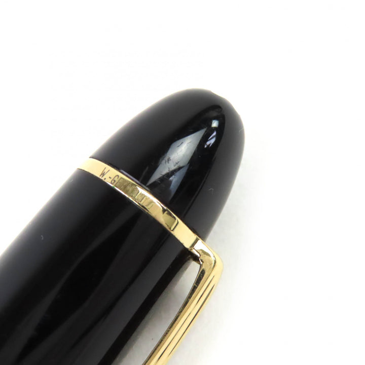Very Good MONTBLANC fountain pen Meisterstück 149 Nib: 18K White Star black 18K