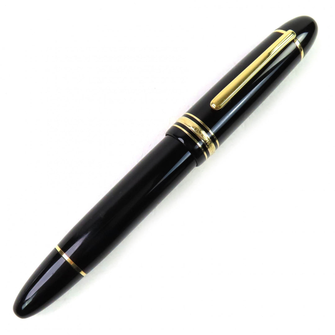 Very Good MONTBLANC fountain pen Meisterstück 149 Nib 18K black 18K mens