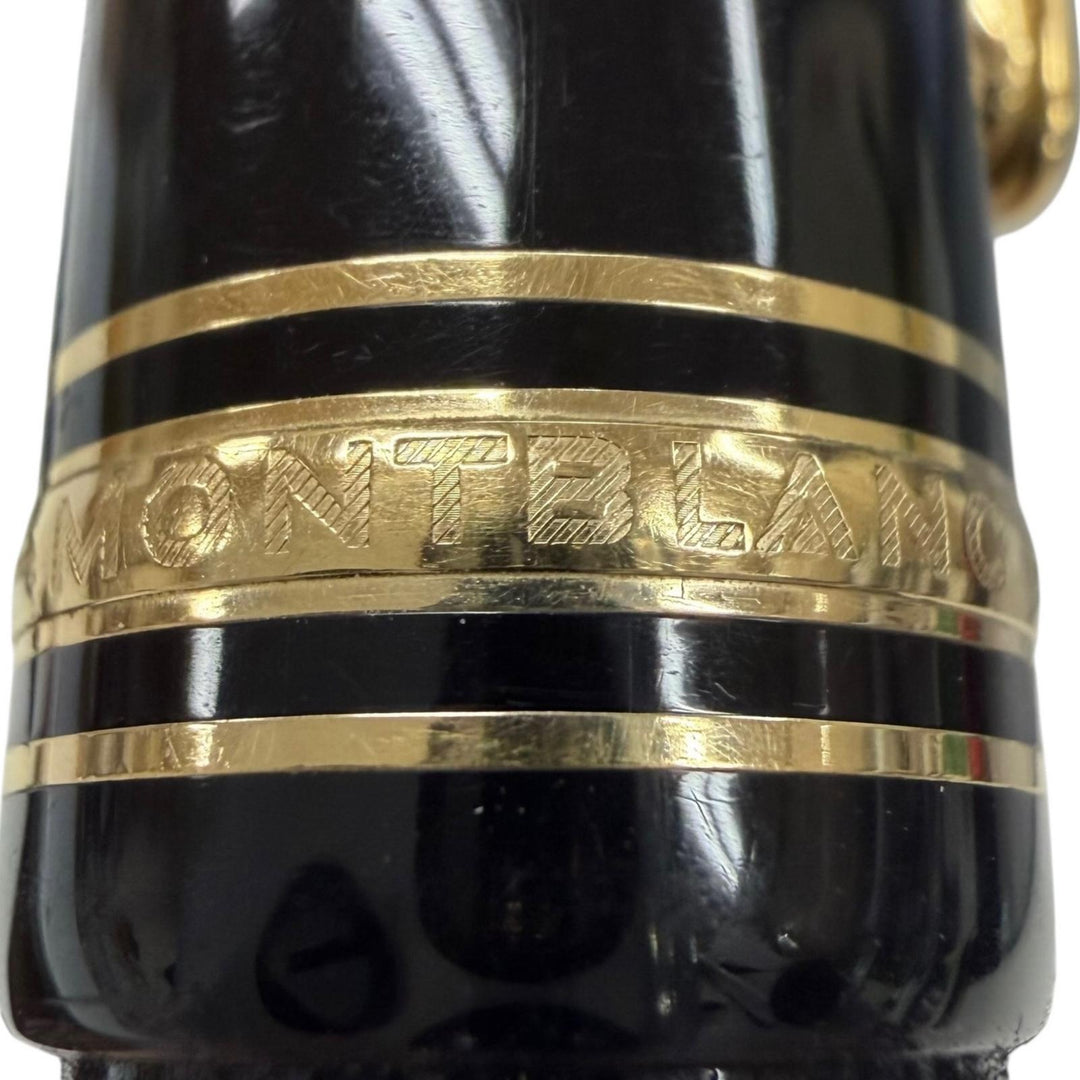 Very Good MONTBLANC fountain pen Meisterstück 149 Nib 18K black 18K mens