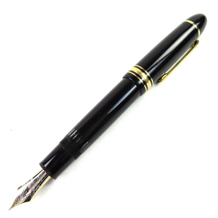 Very Good MONTBLANC fountain pen Meisterstück 149 Nib 18K black 18K mens