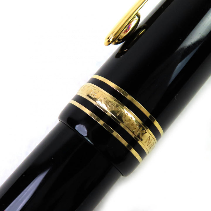 Very Good MONTBLANC fountain pen Meisterstück 149 Nib 18K black 18K mens