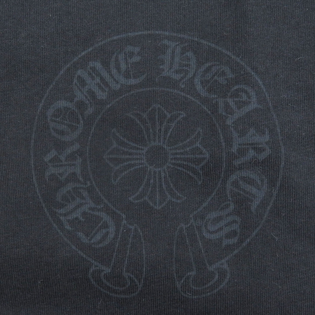 Excellent CHROME HEARTS Short sleeve polo shirt Cross ball button