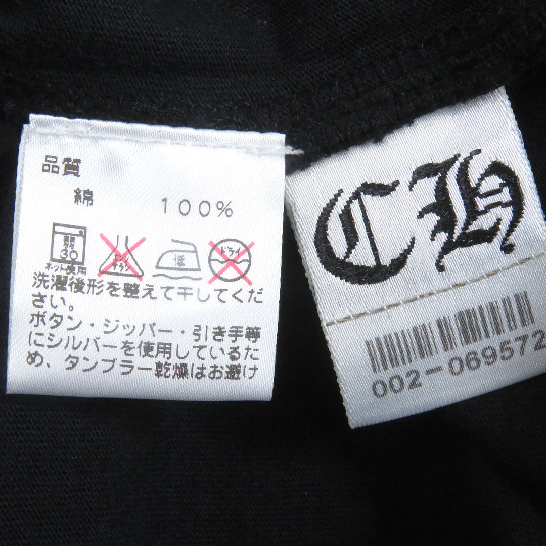 Excellent CHROME HEARTS Short sleeve polo shirt Cross ball button