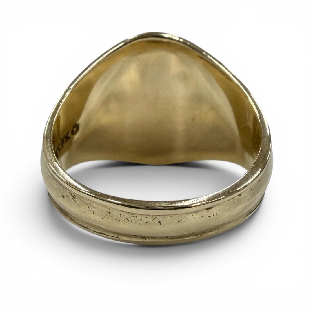 Great JOSTENS Ring ring LOS ALTOS HIGH SCHOOL, 1974 (College) gold 10K mens