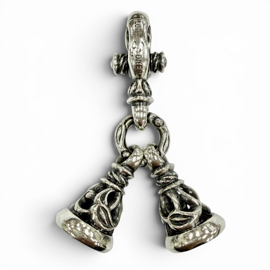 Great LONE ONES key ring 2 Crane Bell M Key clasp Silver 925 mens