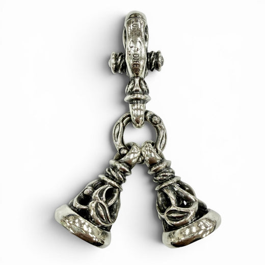 Great LONE ONES key ring 2 Crane Bell M Key clasp Silver 925 mens