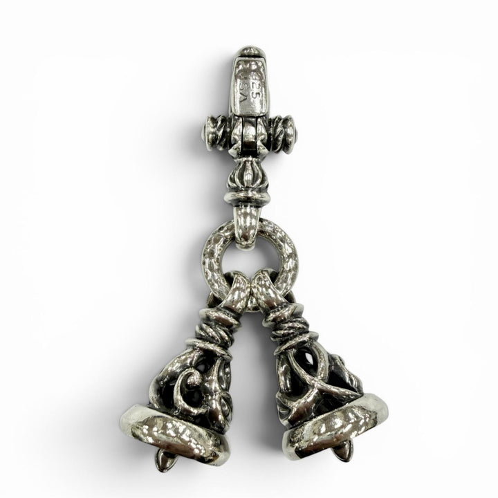Great LONE ONES key ring 2 Crane Bell M Key clasp Silver 925 mens