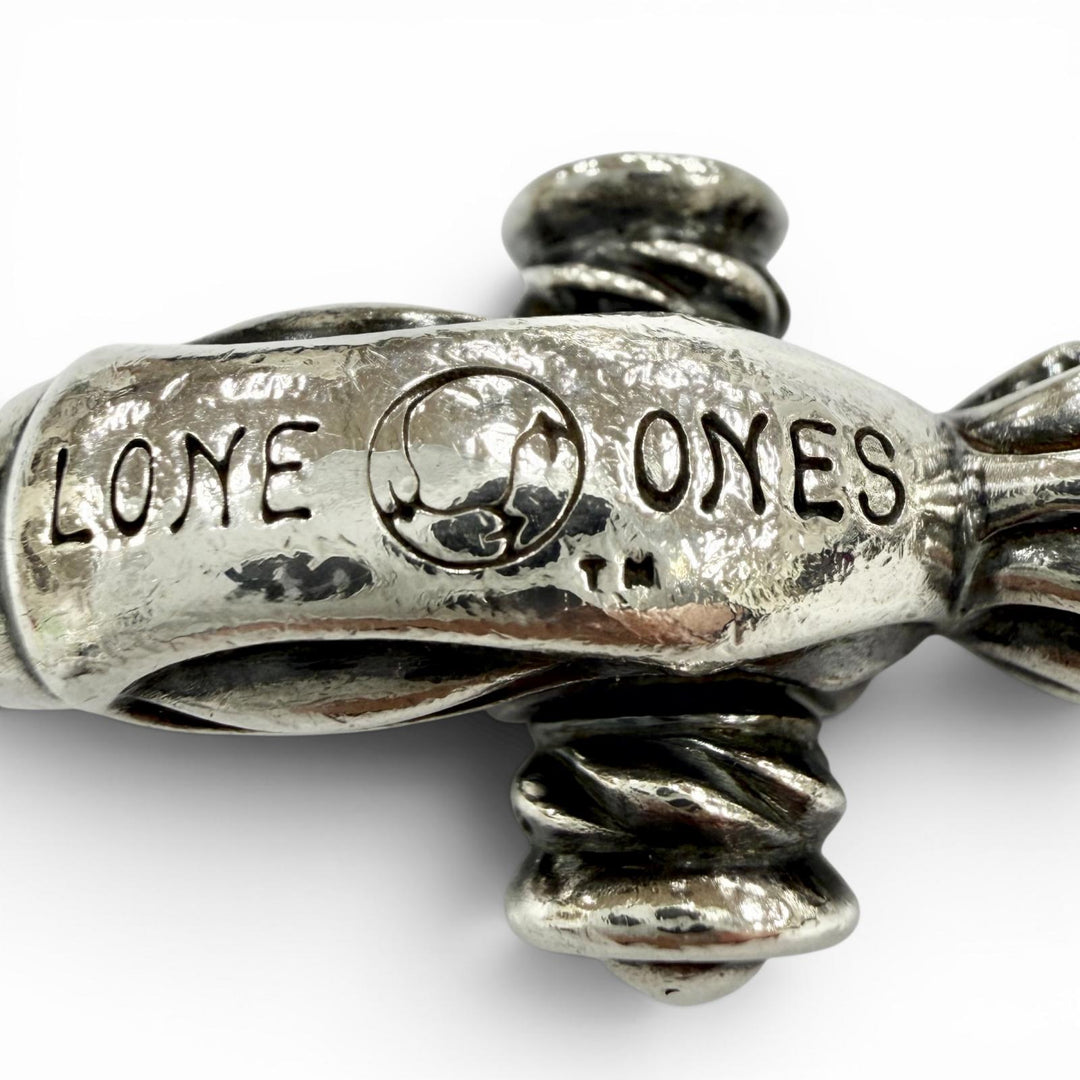 Great LONE ONES key ring 2 Crane Bell M Key clasp Silver 925 mens