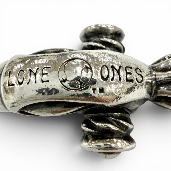 Great LONE ONES key ring 2 Crane Bell M Key clasp Silver 925 mens